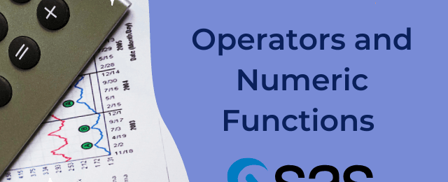 SAS Numeric functions and Operators