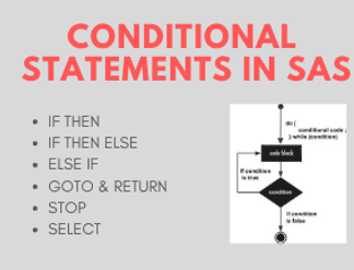 IF THEN ELSE SAS statements
