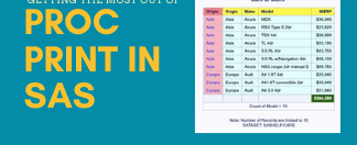 4 Little Tricks To Achieve The Best Results In PROC PRINT SAS.