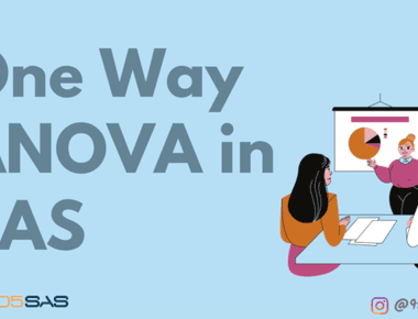One Way Anova in SAS