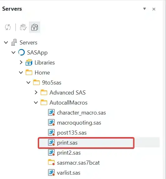 creating an autocall macro