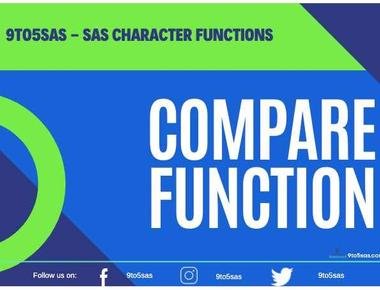 Using the Compare function in SAS for comparing strings