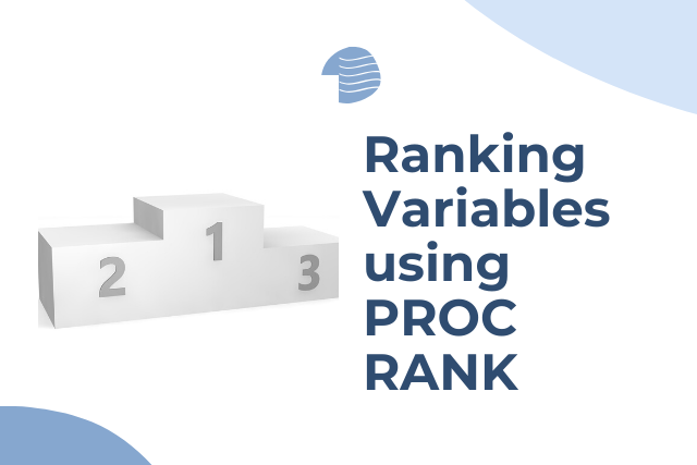 Using PROC RANK for ranking variables