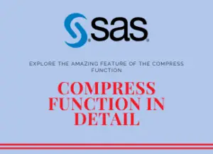 compress function in sas