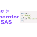 Comparison operator in SAS – The =: Operator