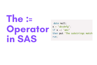 Comparison operator in SAS - The =: Operator 1 comparison operator in sas