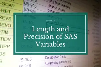 Length and Precision of SAS Variables