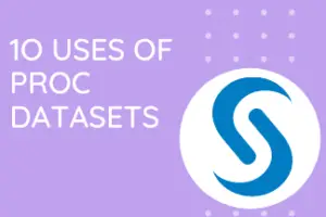 proc datasets