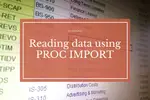 How to import data using Proc Import?