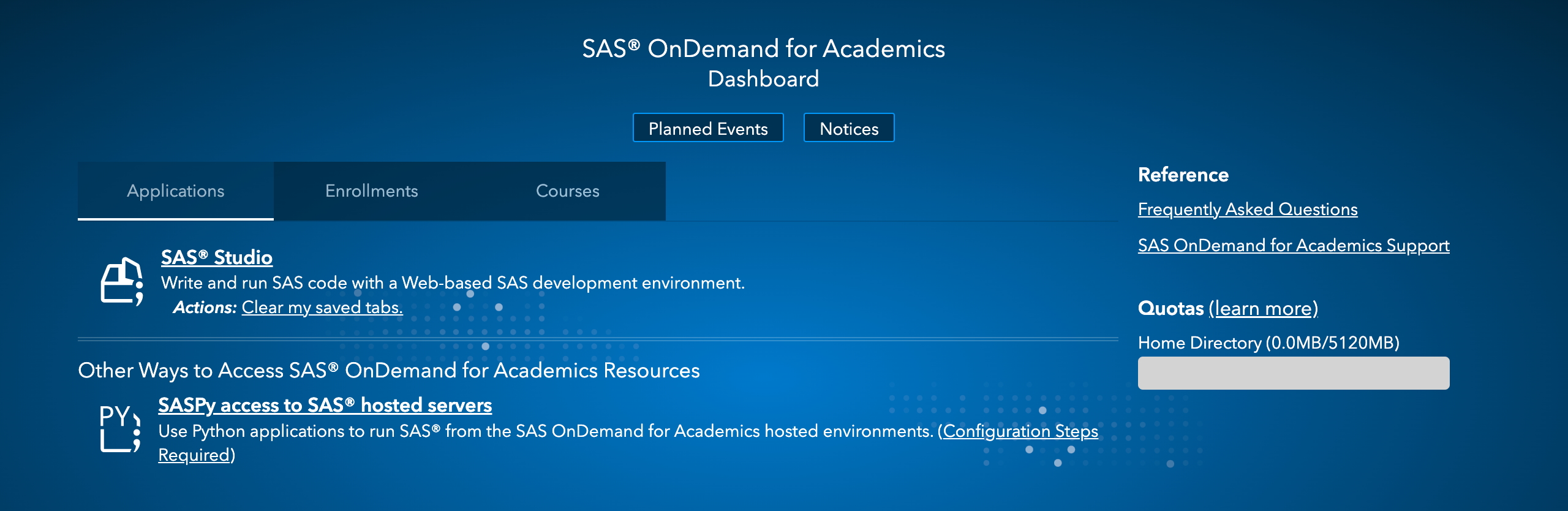 SAS on demand for Academics
