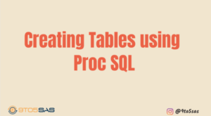 Proc Sql Create Table 9TO5SAS