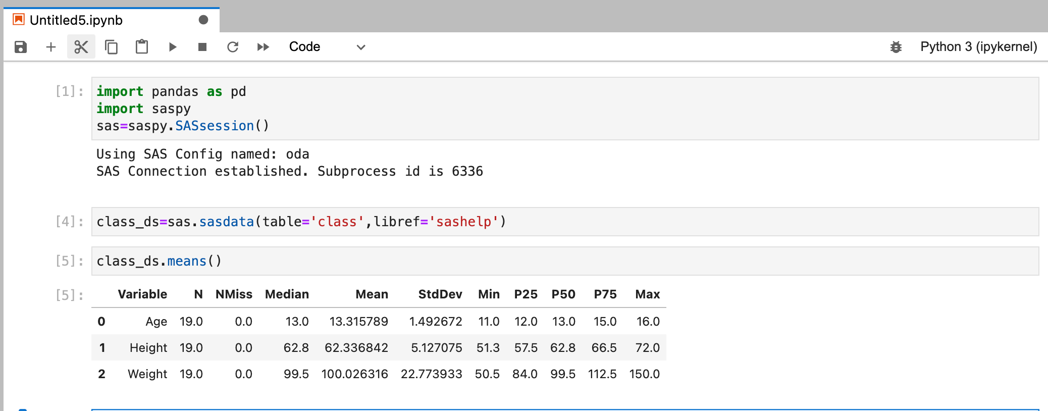 How to Run SAS Programs in Jupyter Notebooks with SASpy?