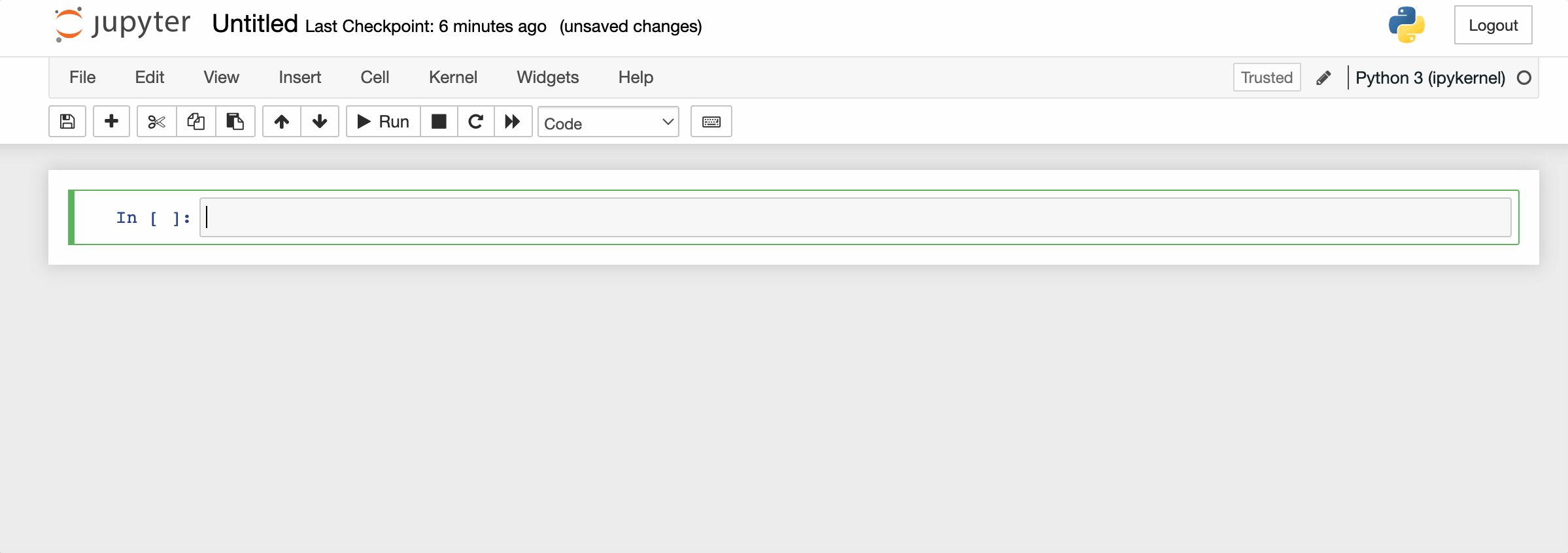Jupyter Notebook Tutorial: A Comprehensive Guide for Data Scientists 20 Screenshot of a Python code cell in Jupyter Notebook, showing written code and resulting output below.