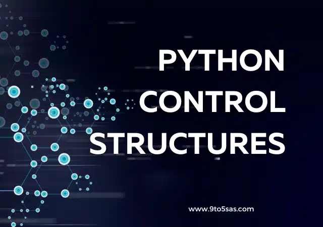 Illustration of Python control structures depicting decision-making and looping